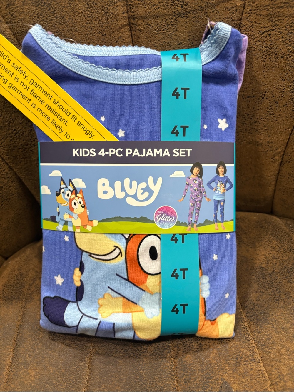 NWT Bluey PJ 4 piece